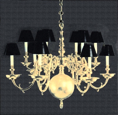 Georgian Double Tier Chandelier