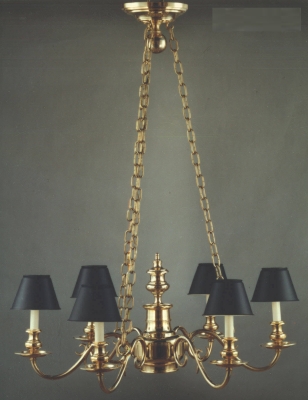 Colonial Chandelier with Down Light