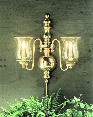 Georgian Hurricane Sconce Rheostat