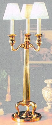 French Candelabra with   Hand Chased Detail