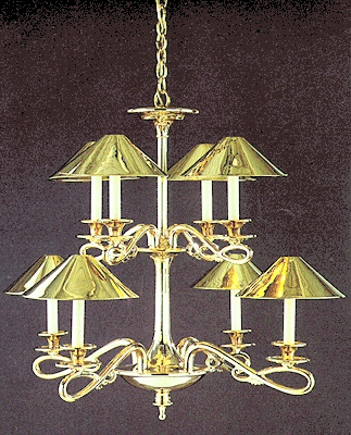 Nouveau 2-Tier Chandelier