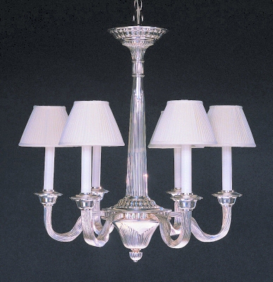 Chandelier with Reeded Motif