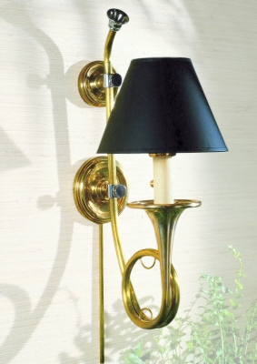 Hunting Horn Sconce