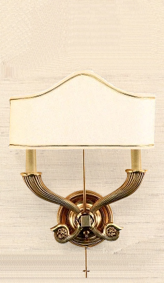 DIGNIFIED SIMPLICITY     Two-Arm Empire Sconce