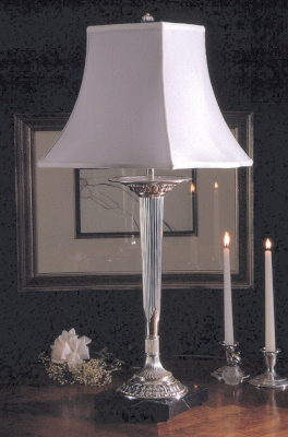 Reeded Banquet Lamp