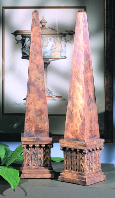 Obelisk on Ornamental Plinth