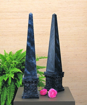 Obelisk on Ornamental Plinth