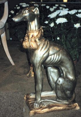 Seated Male Whippet