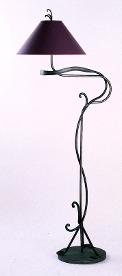 Hand Forged Iron Floor Lamp