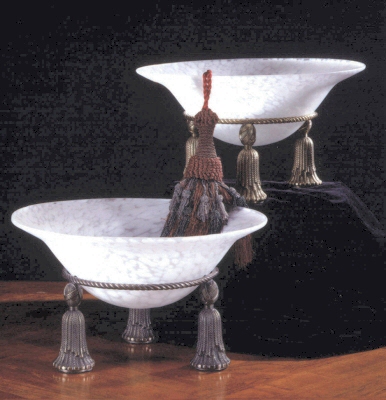 Tassle Stand with Bowl