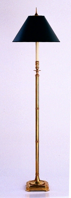 English Floor Candlestick Lamp