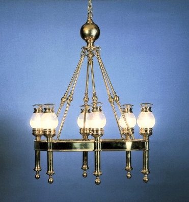 Oval Train Chandelier